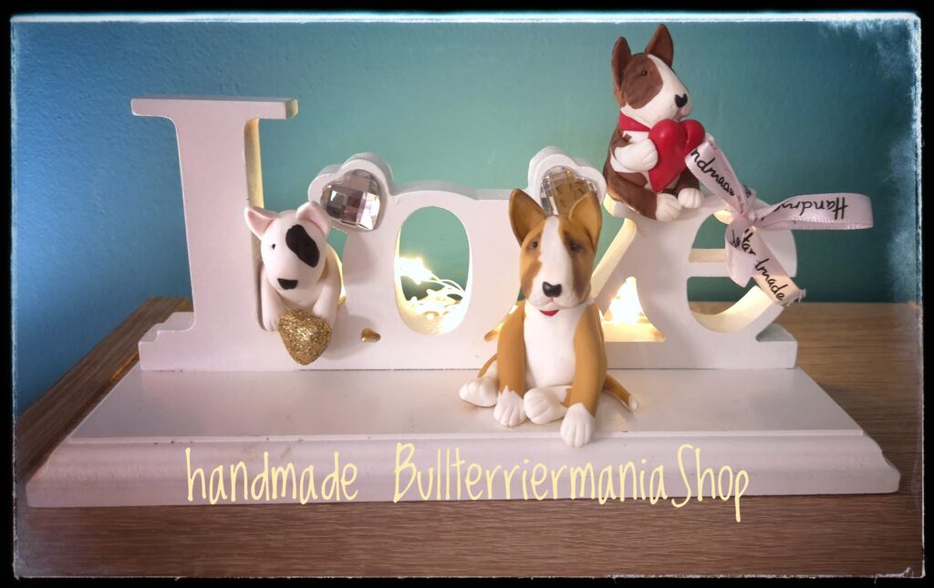 Bull Terrier Love Sign