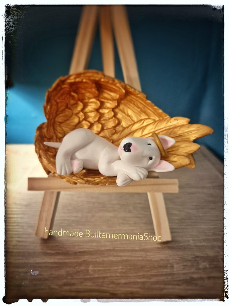 Angel Bull Terrier Memorial Figurine