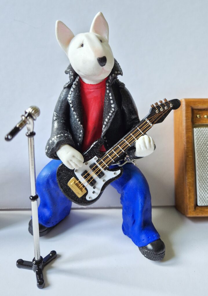 Rock Bull Terrier Figurine