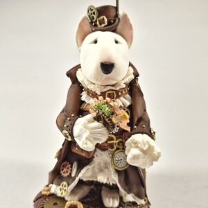 Steampunk Bull Terrier Explorer