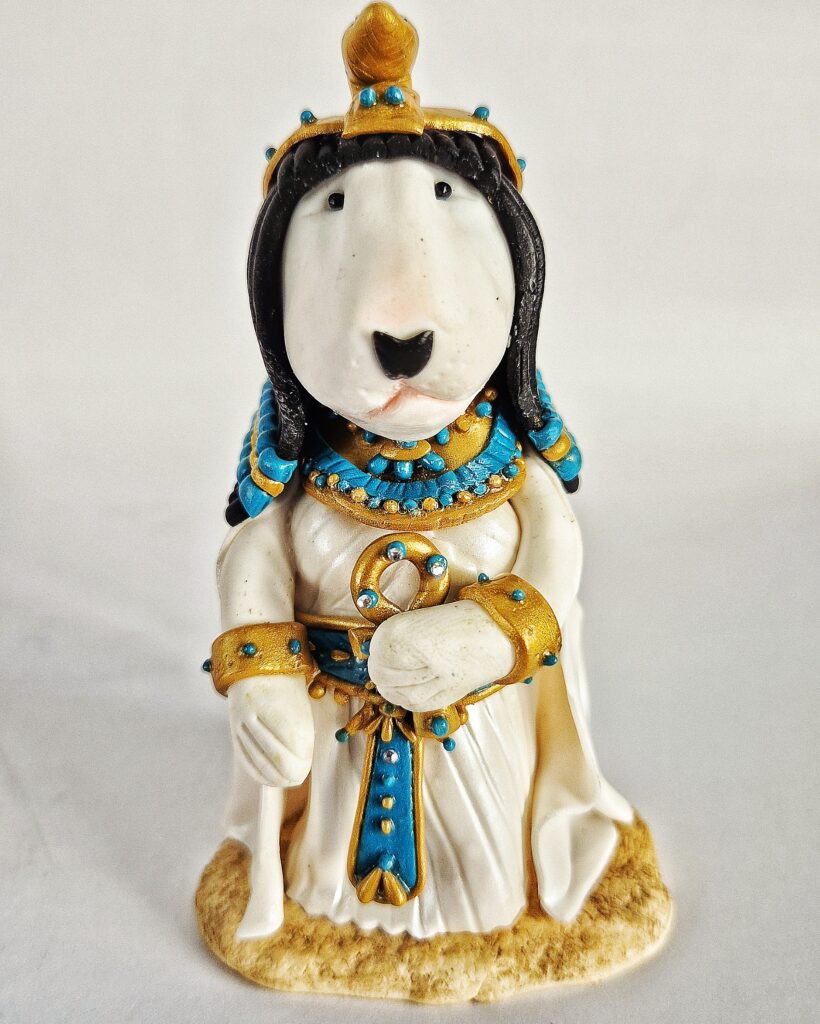 Cleopatra Bull Terrier Figurine