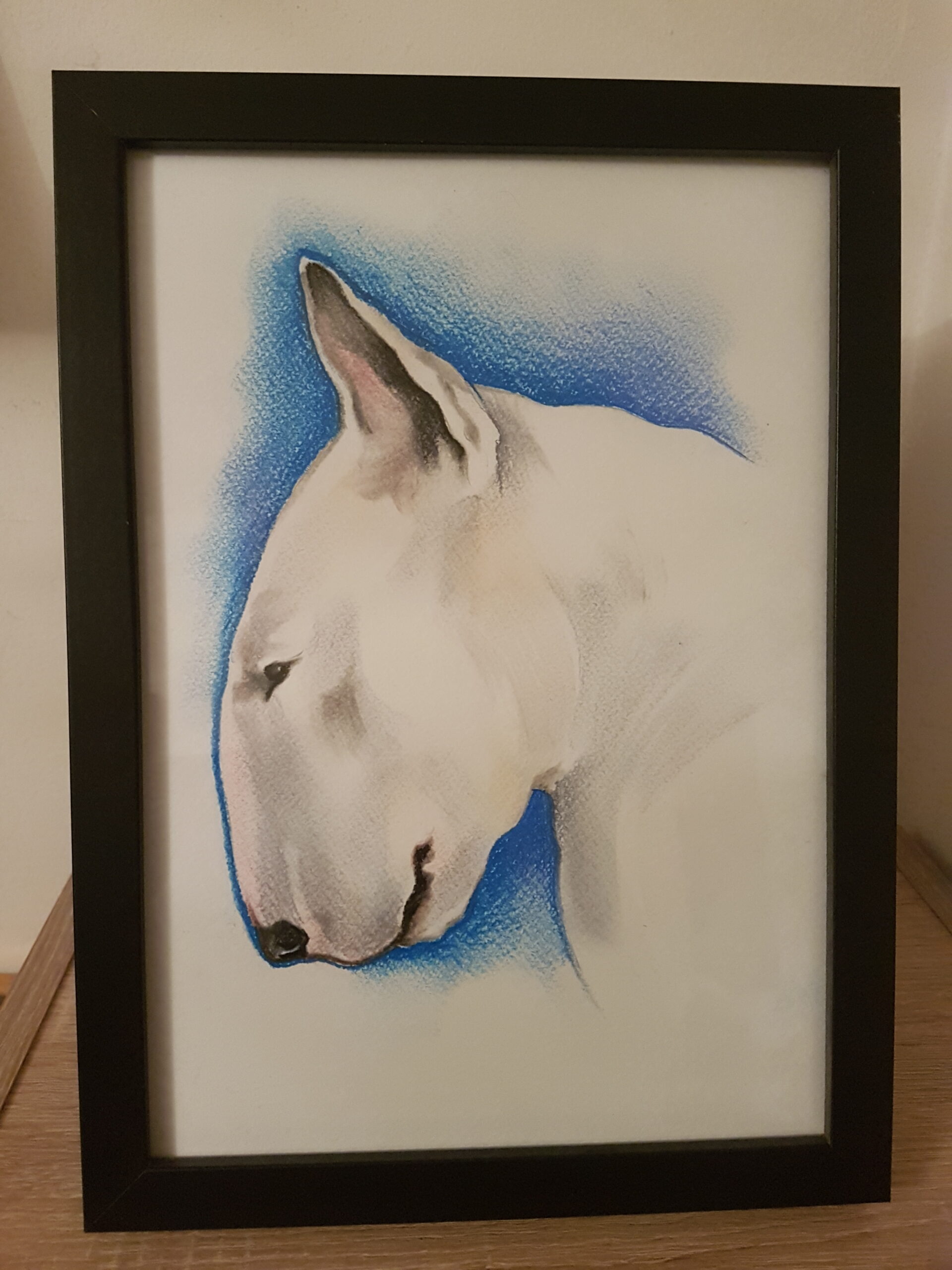 Custom Bull Terrier Portrait from Your Photo Personalized Dog Artwork - Image 2
