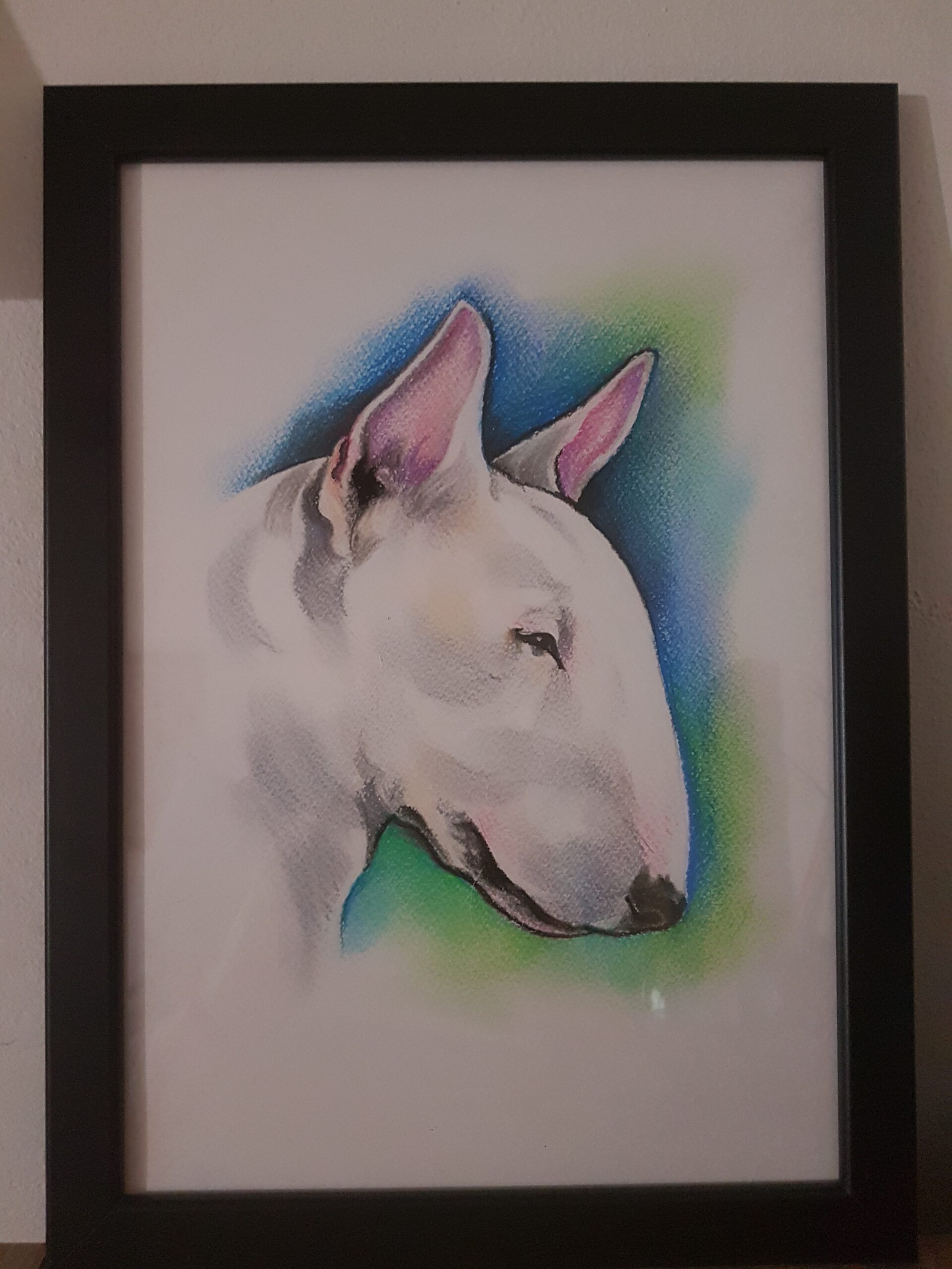 Custom Bull Terrier Portrait from Your Photo Personalized Dog Artwork - Image 3