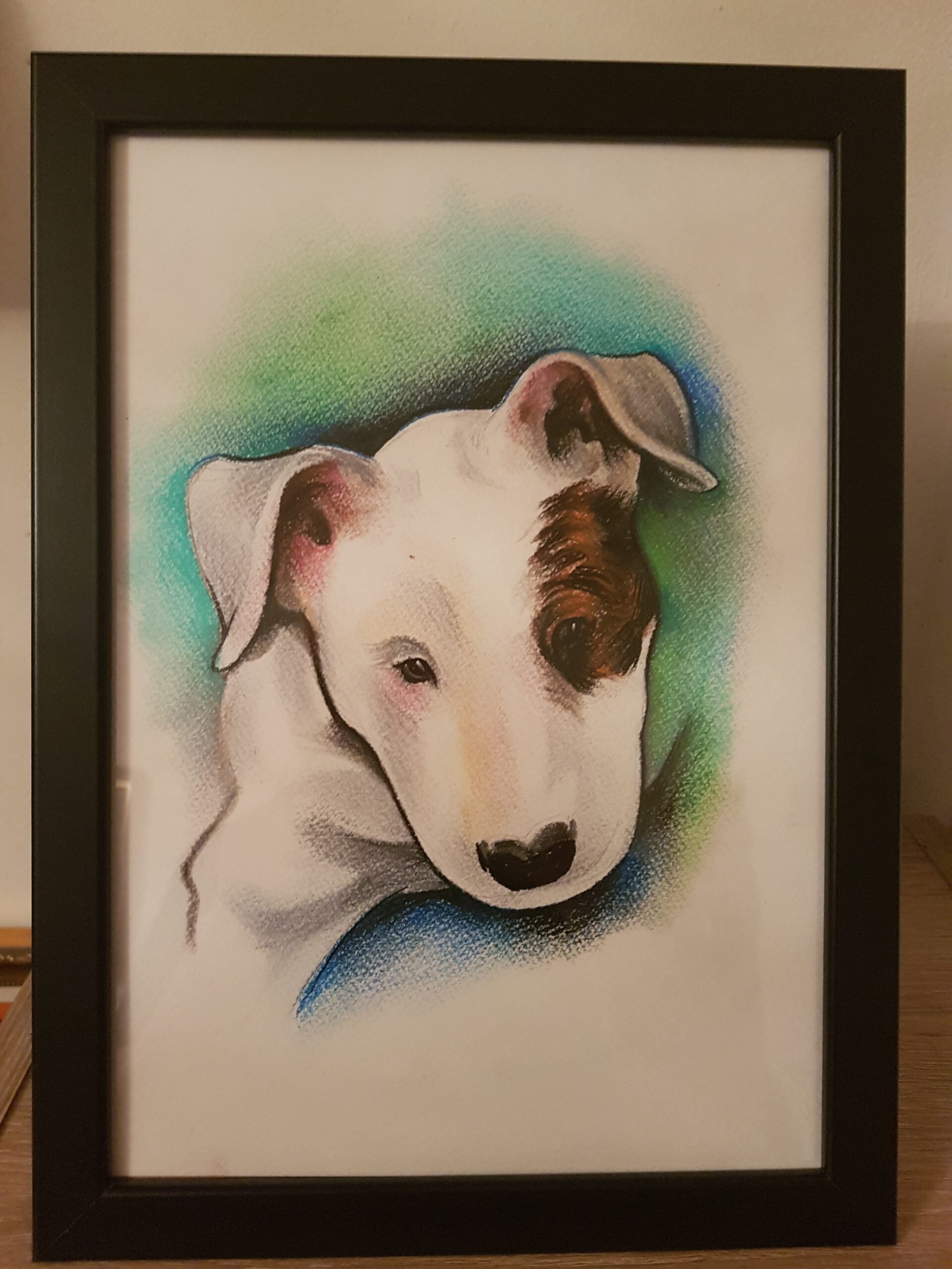 Custom Bull Terrier Portrait from Your Photo Personalized Dog Artwork - Image 4
