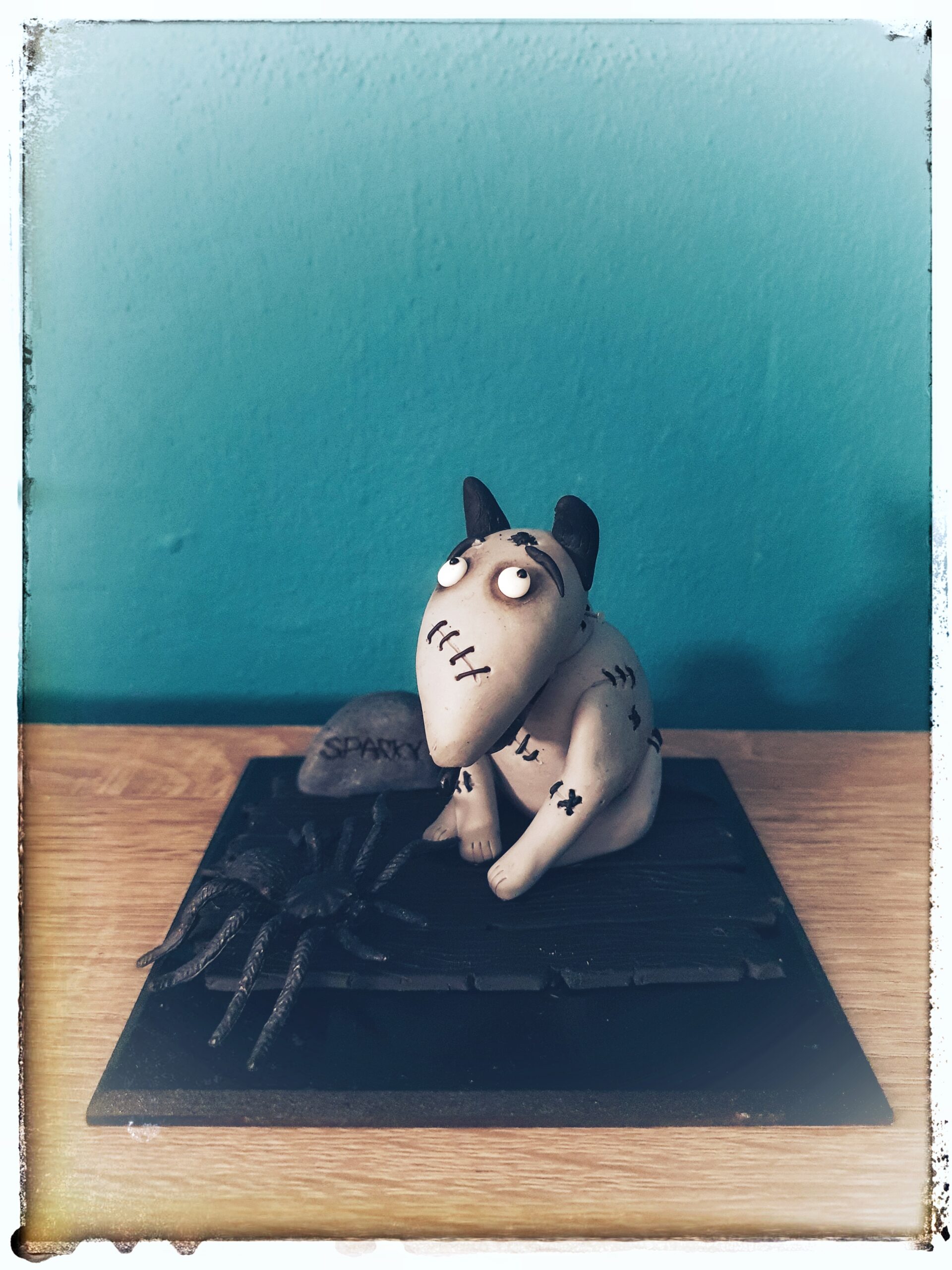 Creepy Cute Bull Terrier Figurine