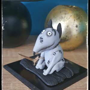 Spooky Bull Terrier Figurine