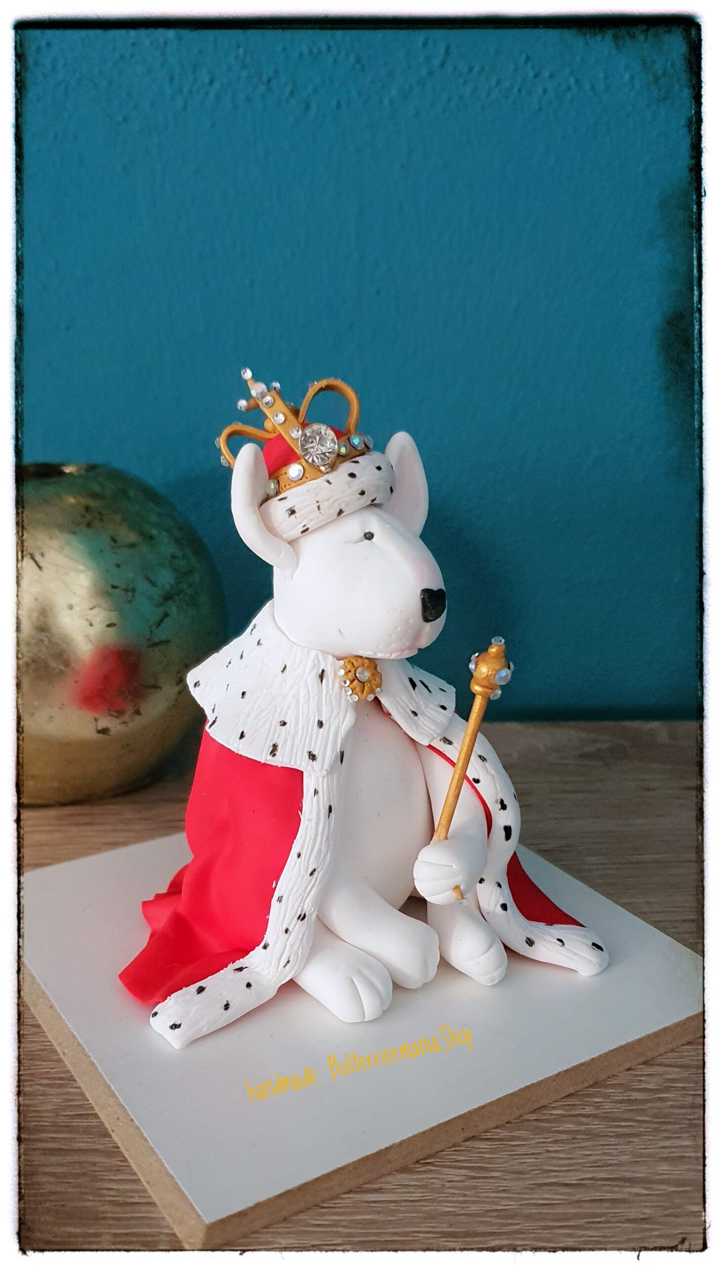 King Bull Terrier Figurine