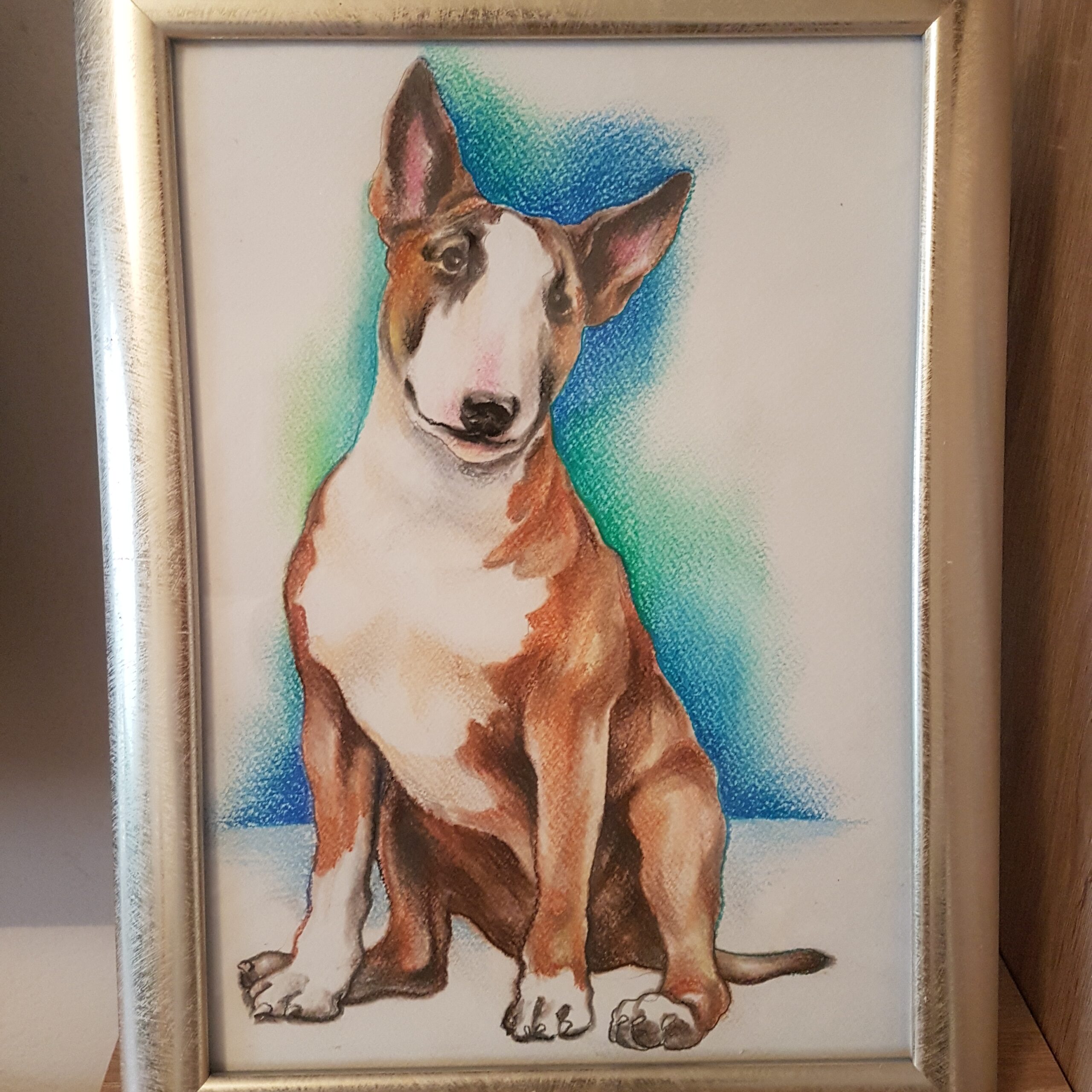 Custom Bull Terrier Portrait from Your Photo Personalized Dog Artwork - Image 6