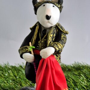 Bull Terrier Matador Figurine