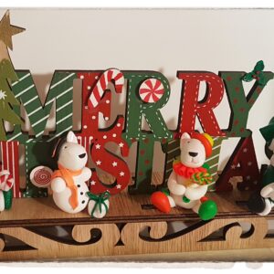 Bull Terrier Christmas Set