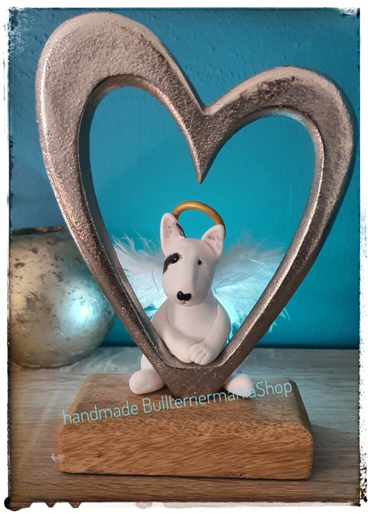Bull Terrier Angel Figurine