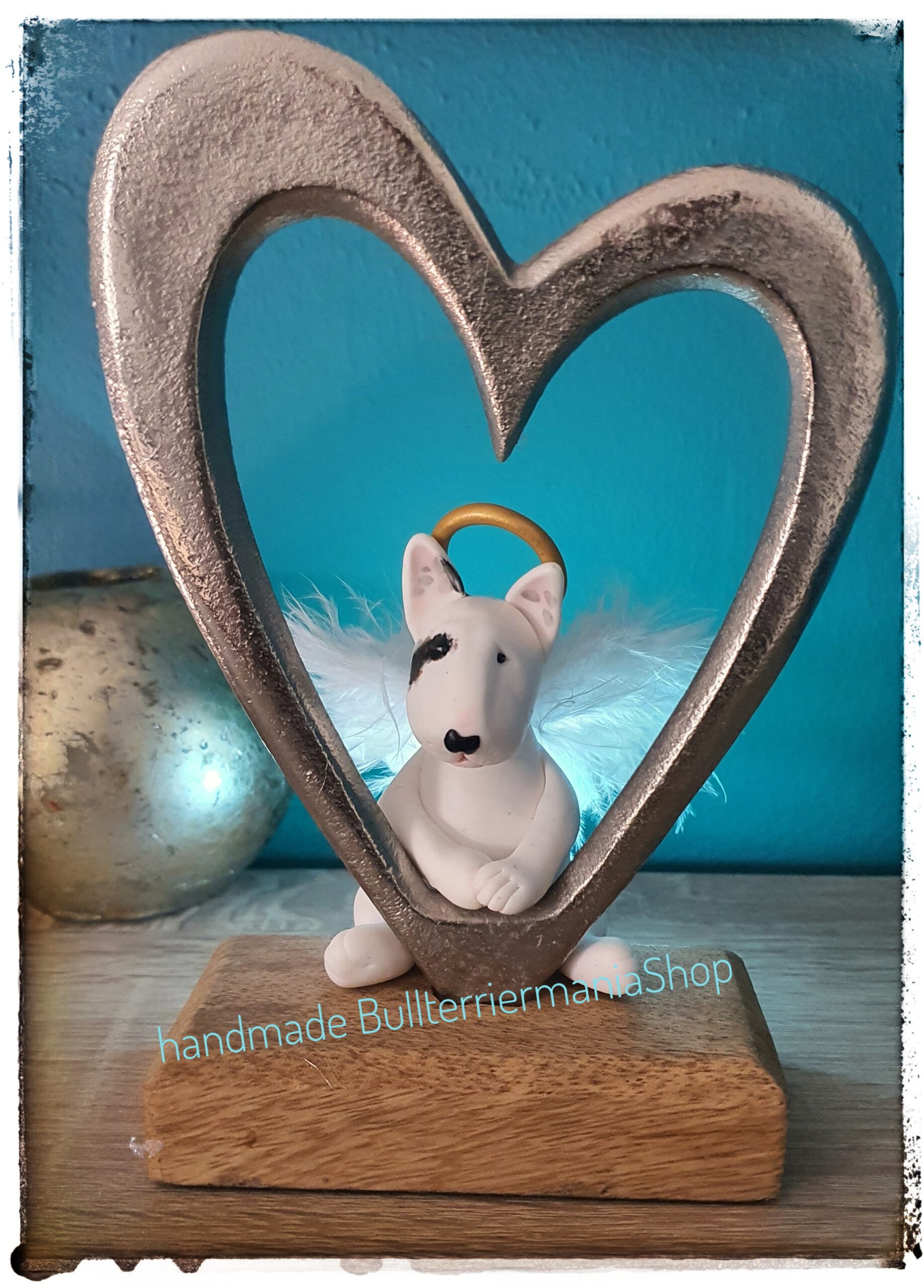 Bull Terrier Angel Figurine