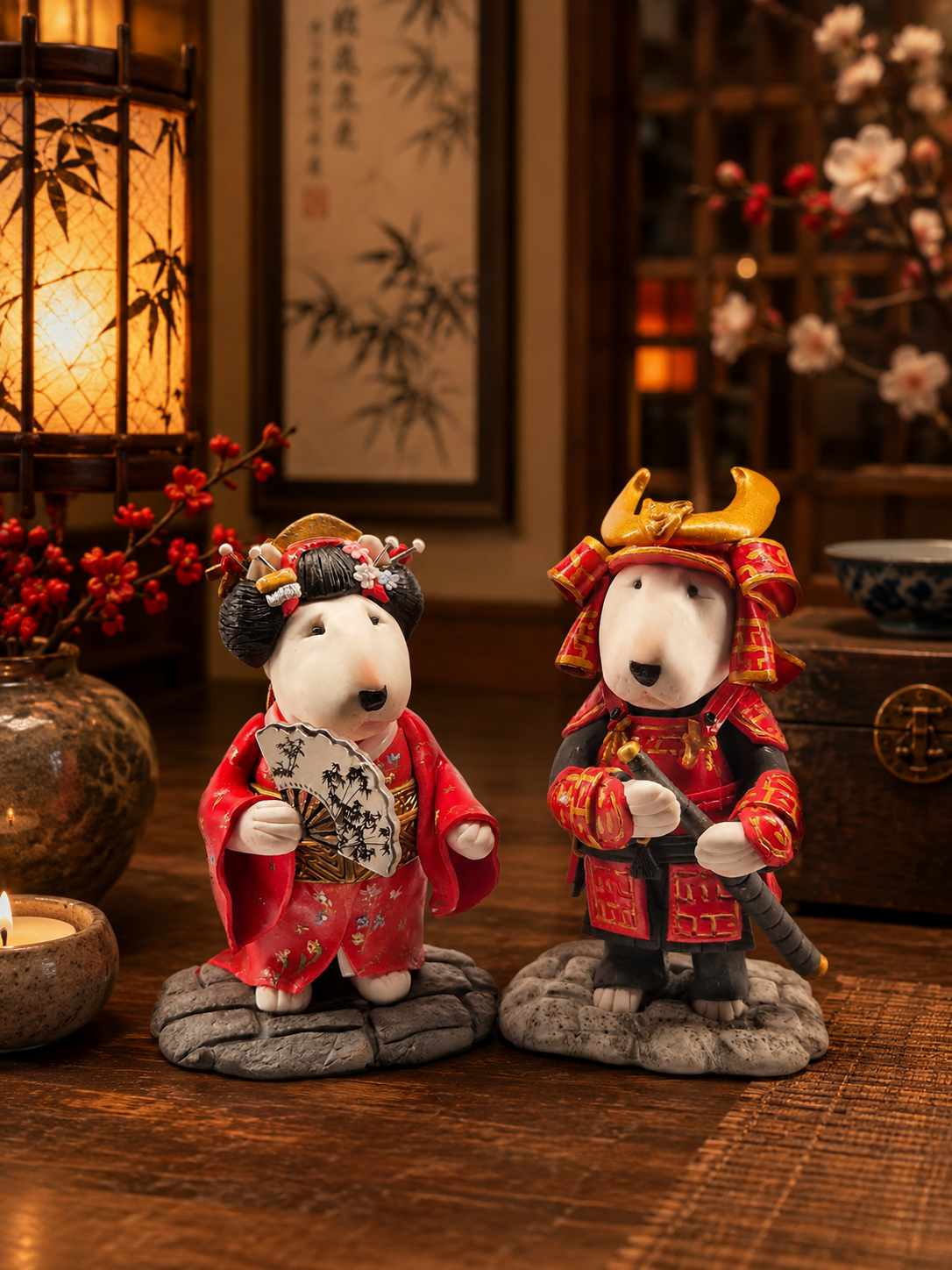 Japanese Bull Terrier collectibles
